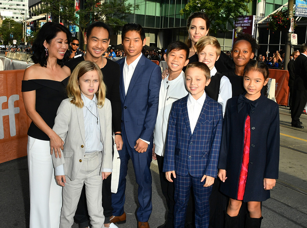 Angelina Jolie Her Kids Are Adorably Candid At Maleficent Premiere E Online Ap